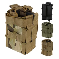 double magazine pouch open top tactical molle magazine holder outdoor hunting nylon mag pouch rifle pistol mag holder