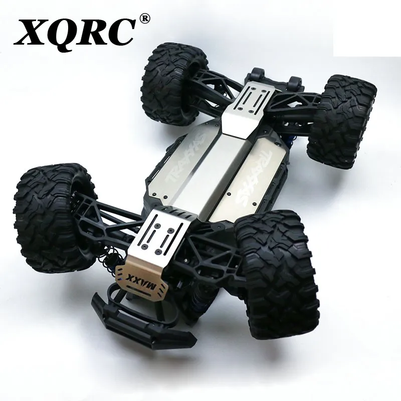 Защита шасси из нержавеющей стали для traxxas 1 / 10 Maxx small X 82096-4 4WD, запчасти для обновления радиоуправляемого автомобиля от AliExpress RU&CIS NEW