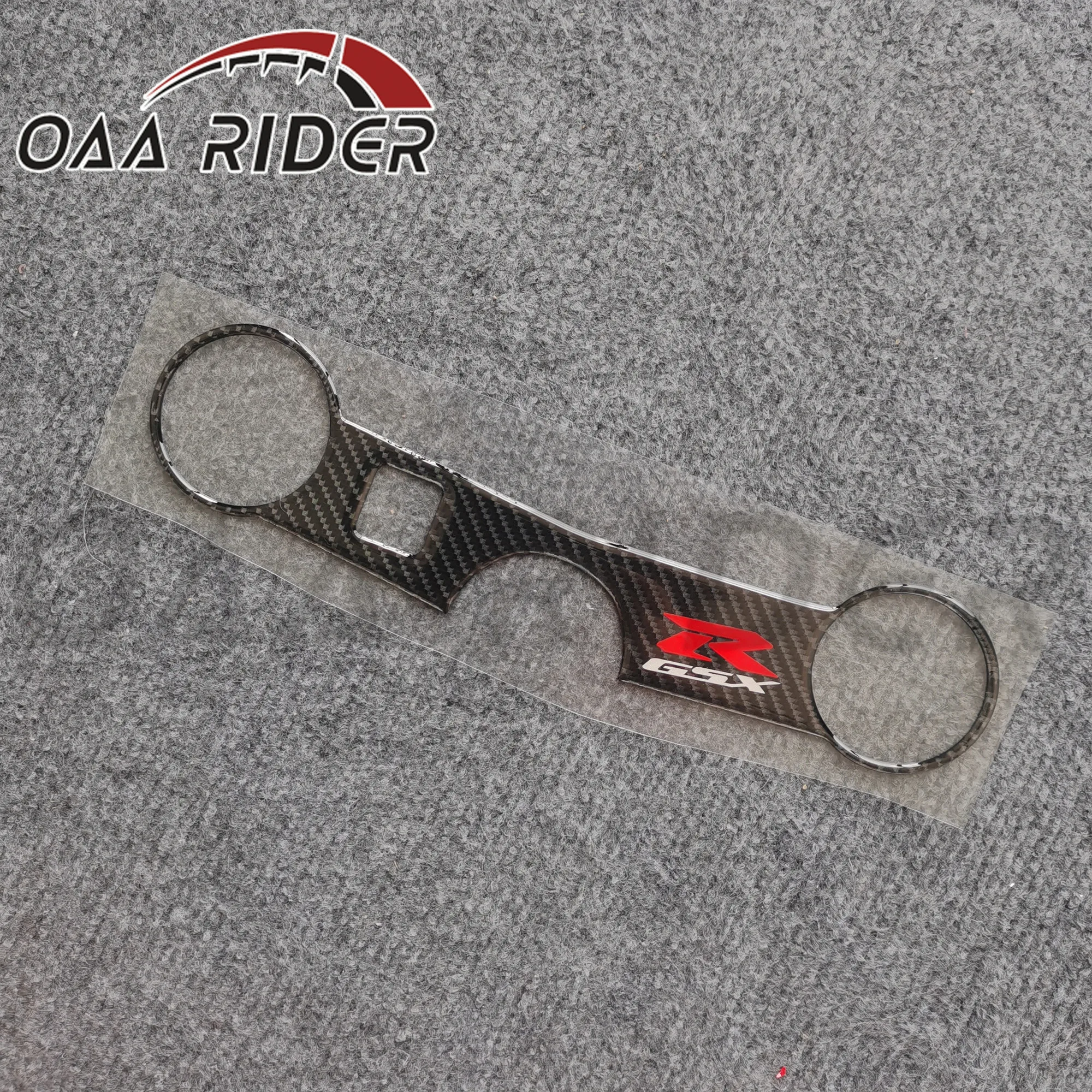 

For Suzuki GSXR1000 2003 2004 GSXR600/750 2004 2005 Sticker Triple Tree Top End Front Upper Clamp Carbon Fiber Motorcycle Decal