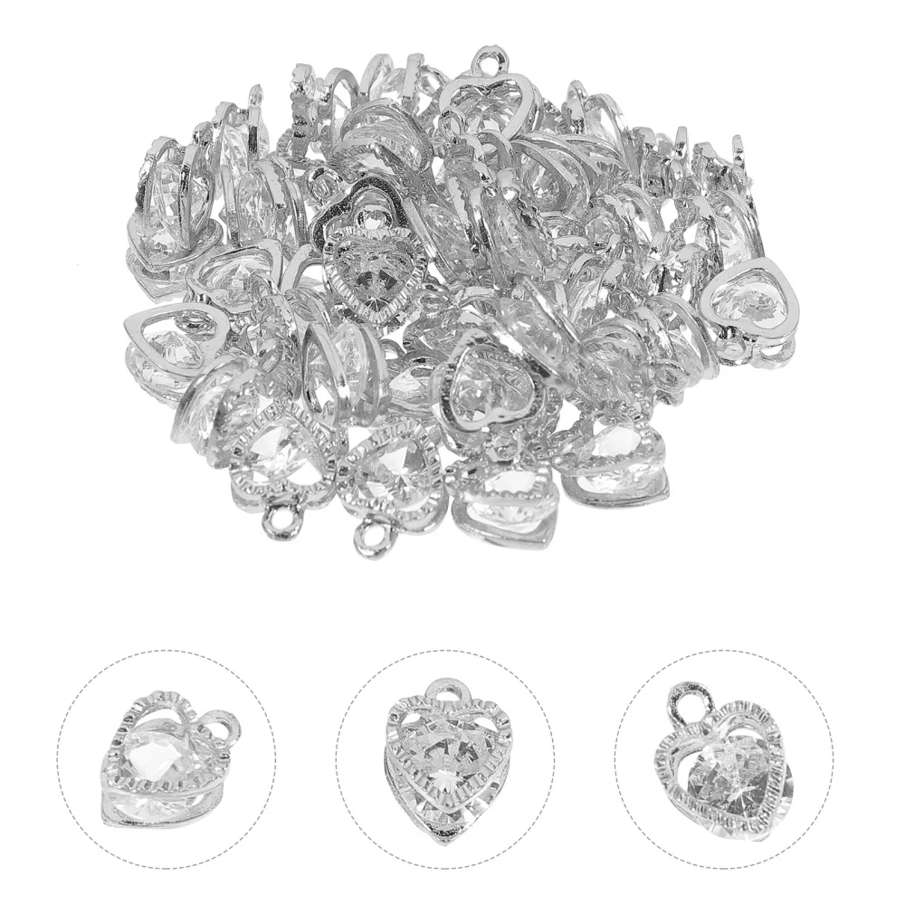 

50pcs DIY Ornaments Alloy Headdress Bag Accessories Jewelry Making Pendants