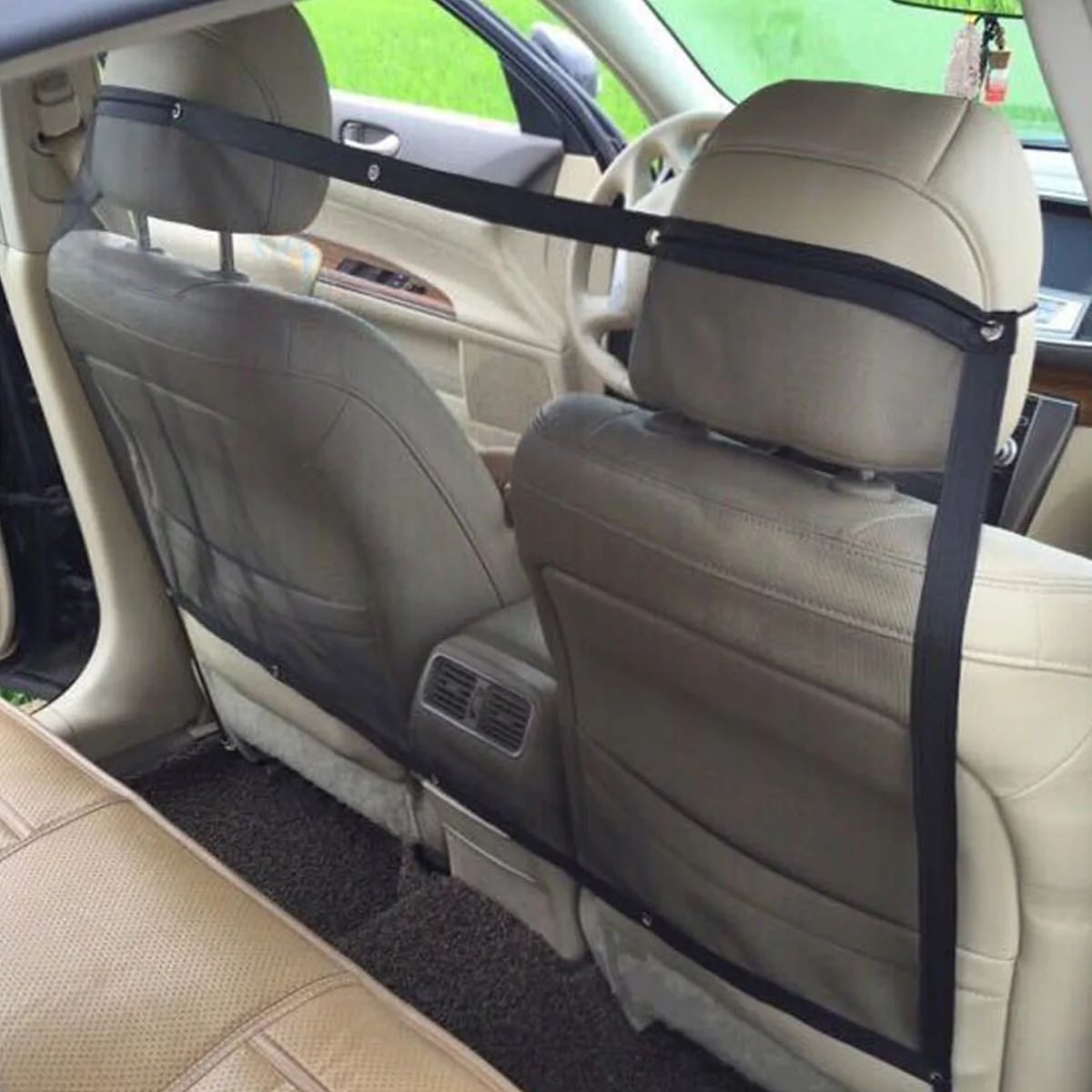 Прямая поставка прочная универсальная сетка для собак безопасная автомобиля