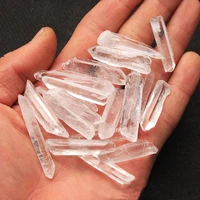 100g natural lemurian clear quartz crystal point specimen healing