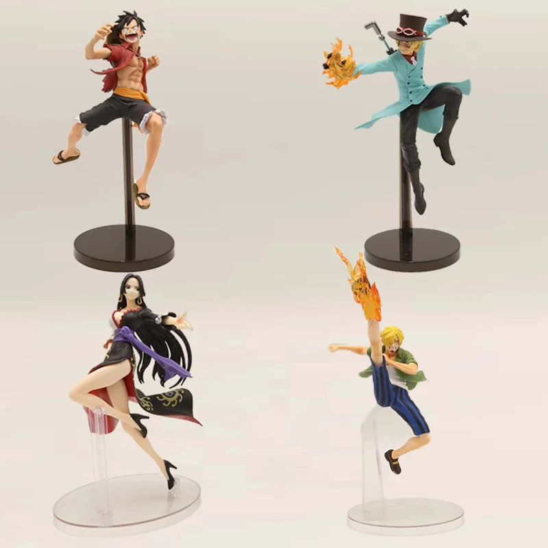 

New One Piece Monkey D Luffy Roronoa Zoro Trafalgar Law Sabo Sanji Boa Hancock PVC Action Figure Collectible Model doll toy