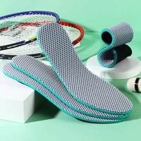breathable shock absorption sweat insole mesh deodorant breathable cushion running insole men and women orthopedic insole