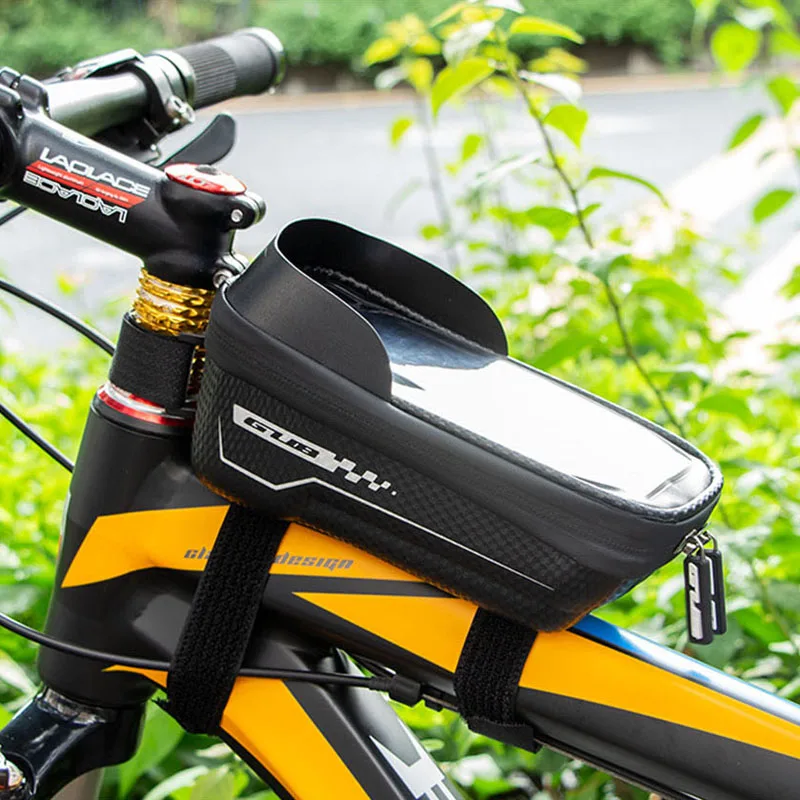 

Bike Bag Black Large Capacity EVA Touch Screen Waterproof Bags MTB Hard Shell Shock Resistance Top Tube Bags Cycling Parts