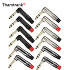 Штекер 6,35 мм, под прямым углом, моностерео, 10 шт.лот