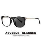 Очки фотохромные AEVOGUE для мужчин и женщин, с защитой от синего света, оптическая оправа, компьютерные очки по рецепту, AE0894