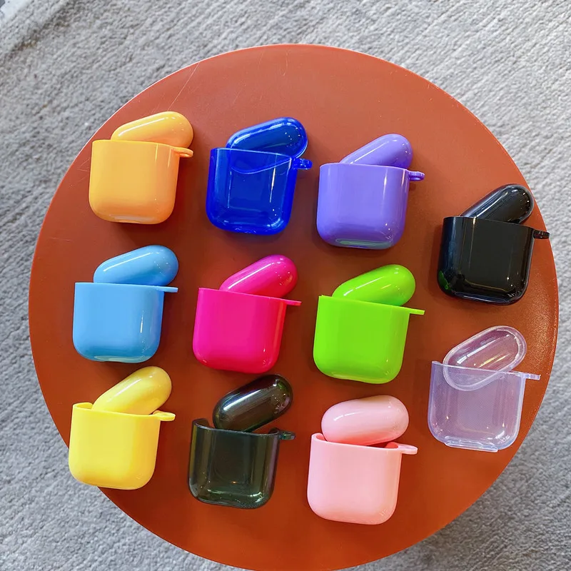 

Candy Colors high quality Case For Apple Air Pods 2 Cases For AirPods 2 Silm Shockproof Earphone Protective Cover Accessory