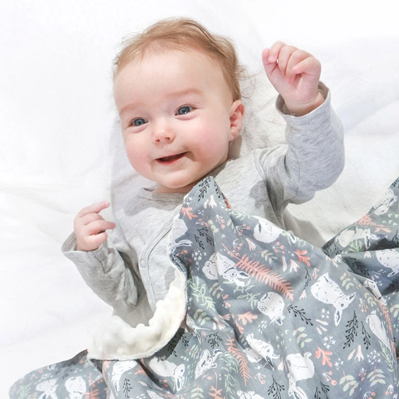 

110x140cm Baby Appease Blanket + Doll Set Newborn Soft Warm Air Conditioner Wrap A2UB