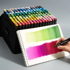 Touchfive 40 цветов набор художественных маркеров масляного спирта манга эскиз Маркеры Ручка для рисования ткань дизайн продукта художественные школьные товары для рукоделия