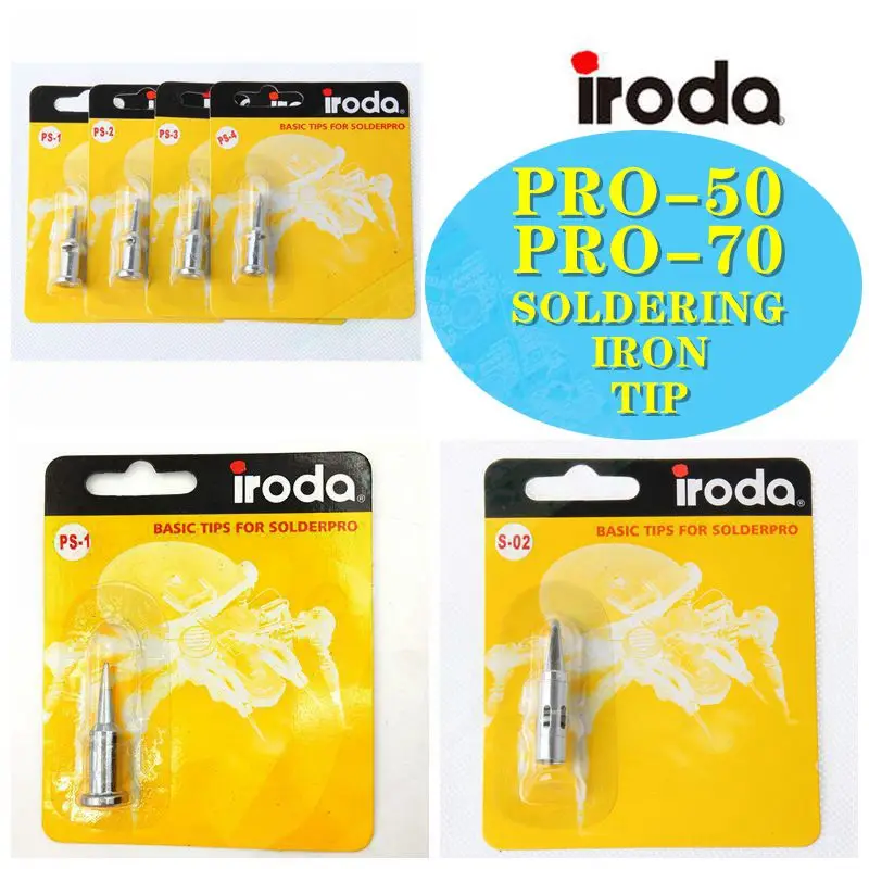 

Taiwan iroda loves branding davas soldering iron PRO-50 70 soldering iron tip S-01 05 06 07 12 13 22 T-01