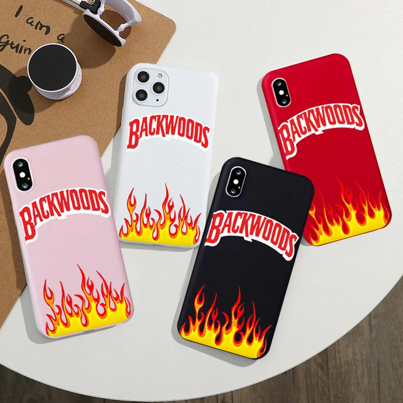 JAMULAR индивидуальность пламени Backwoods Чехол для мобильного телефона iPhone XS MAX 11 Pro 12 7