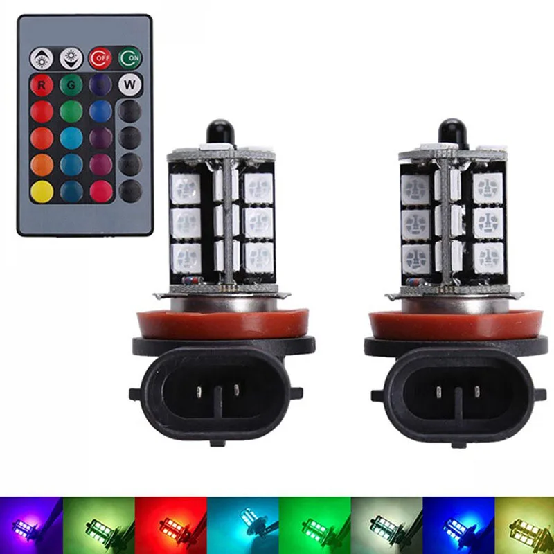 Прямая поставка 12V RGB 5050 27SMD Цвет изменение Автомобильный светодиодный