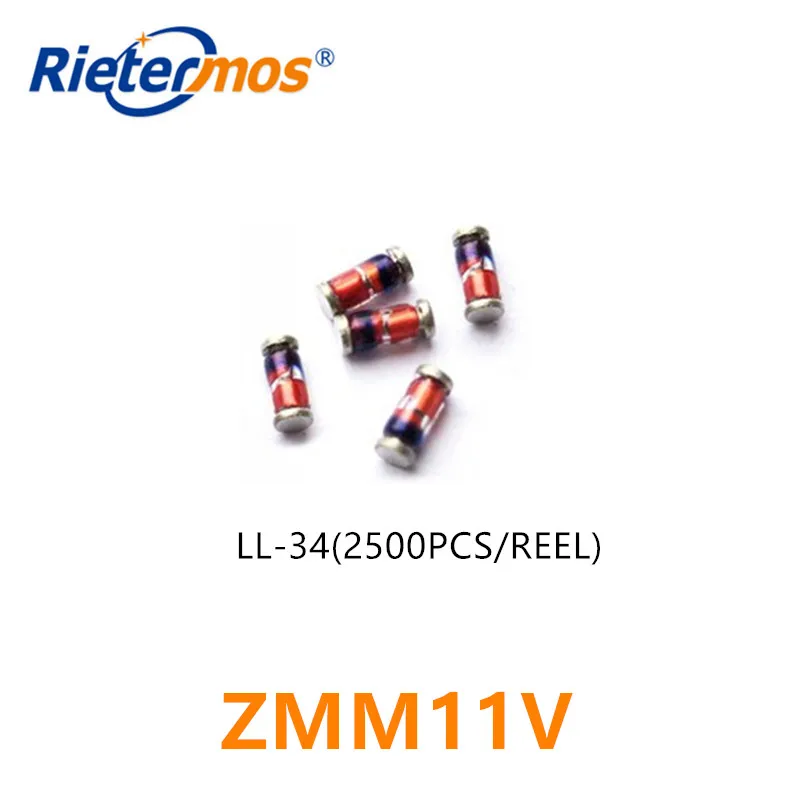 2500 шт. ZMM11V ZMM11 LL34 1206 11V 0 5 W SMD | Электроника