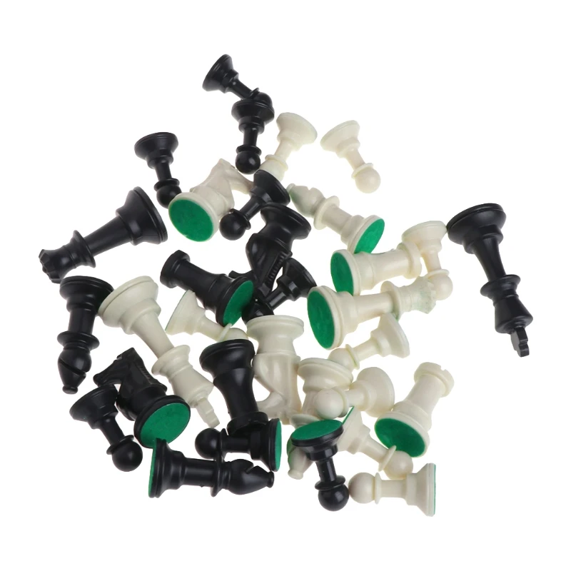 Средневековые шахматы из пластика полная игра Chessmen International Word Chesses|Шахматы| |