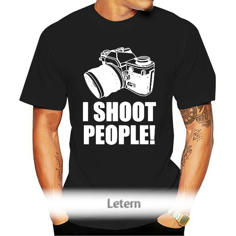 

I Shoot People Funny Photographer Photo Selfie Camera Funny Mens Blue T-Shirt Tee Tshirt Tee Shirt