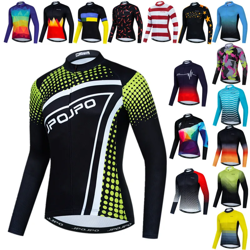 

Weimostar Pro Cycling Jersey Men Long Sleeve Autumn Mountain Bike Clothing Maillot Ciclismo Quick Dry Bicycle Clothes Cycle Wear