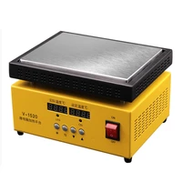 v1520 v 2020t lcd seperator heating plate station electronic heating plate preheating station mobile phone screen repair tools