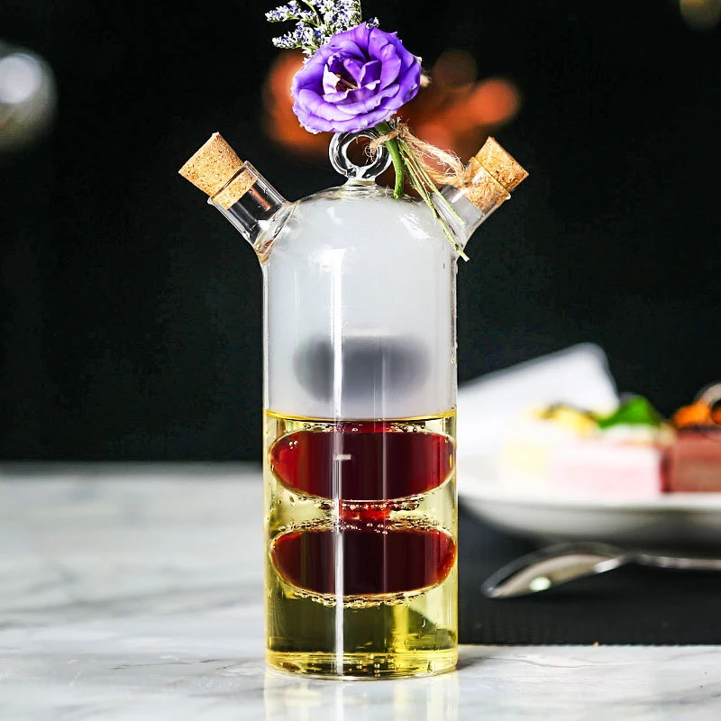 

Creative Cocktail Vodka Brandy Whiskey Cup Sharing Mugs Transparent Double Tube Glass Personality Barware Kitchen Tools