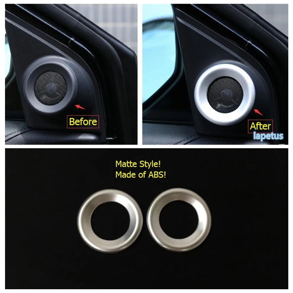 Lapetus ABS Pillar A Stereo Speaker Audio Loudspeaker Sound Cover Trim 2 Pcs Fit For Honda CRV CR-V 2017 2018 2019 2020 | Автомобили и