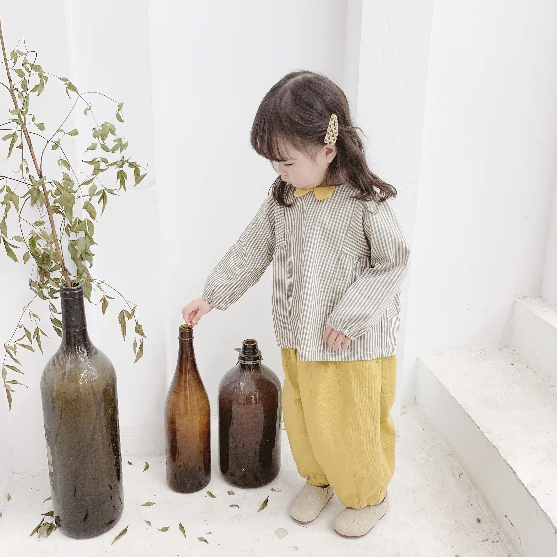 Новое поступление весны 2020 хлопковые повседневные свободные однотонные девятые