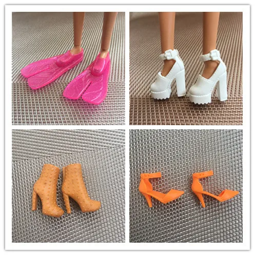 Оригинальная женская обувь для кукол плавники Детские аксессуары сделай сам