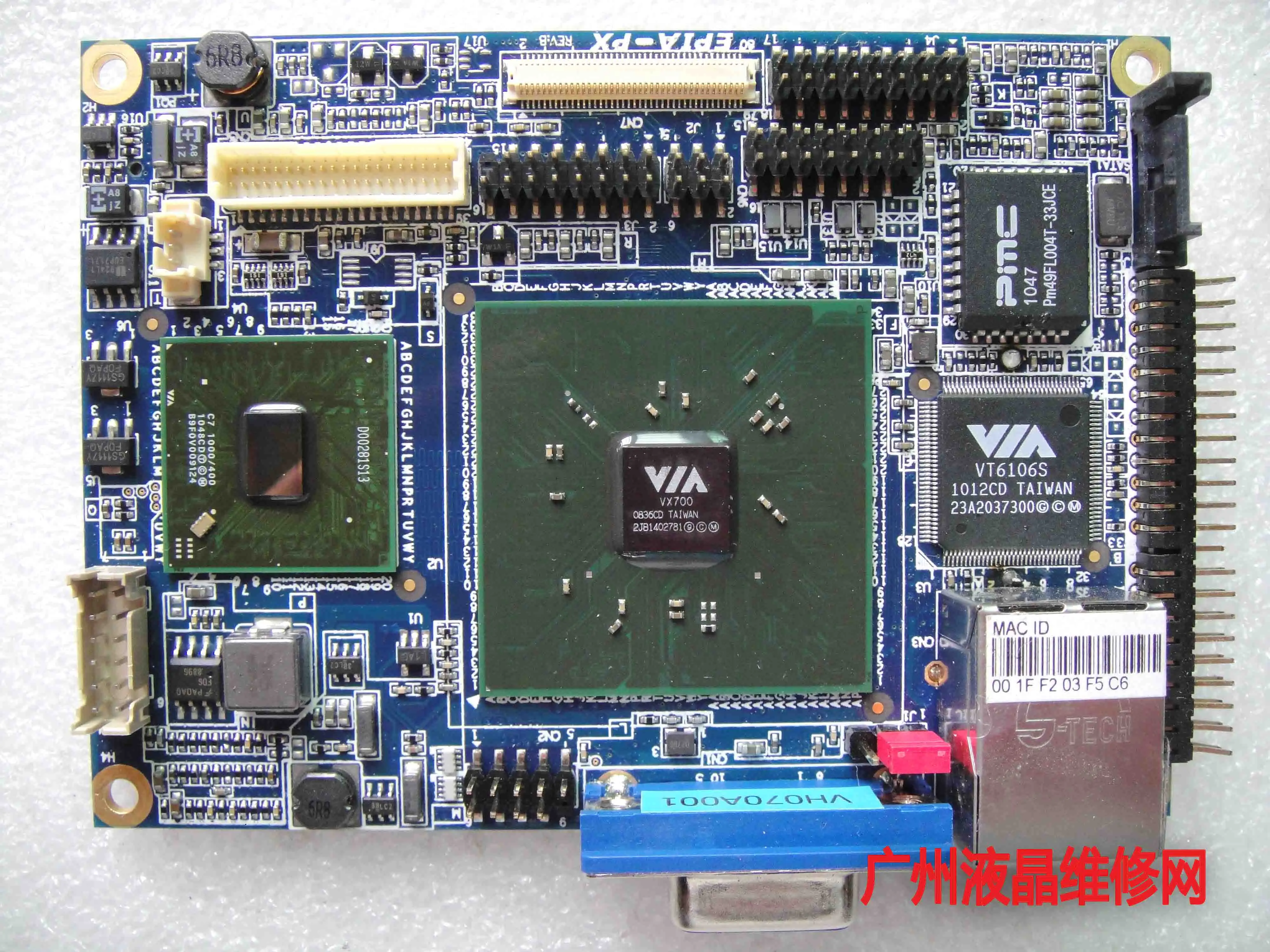 

EPIA-PX Rev: B EPIA-PX10000G Artigo D33172 системная плата управления