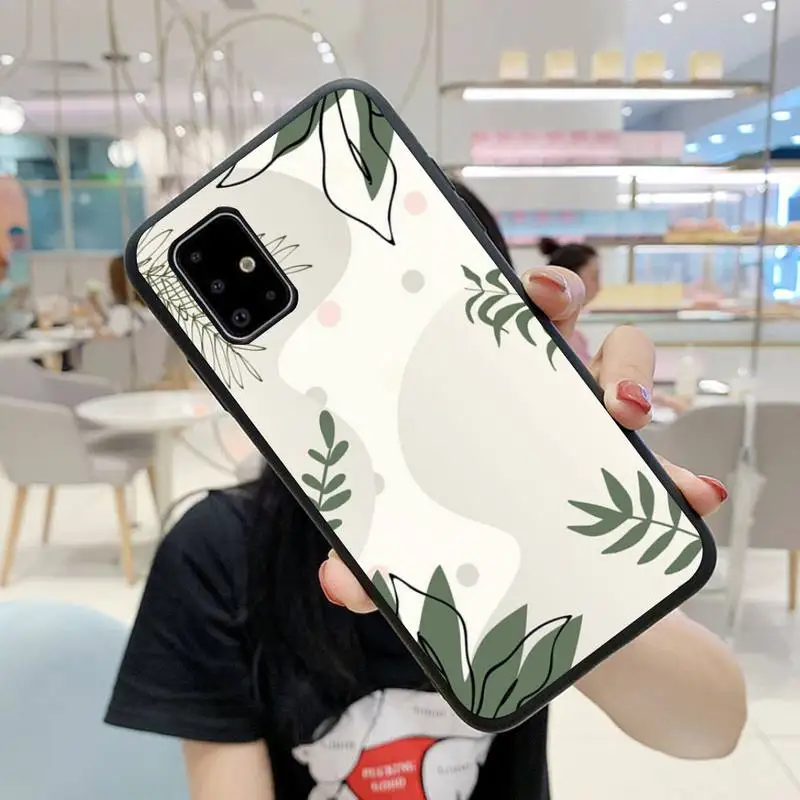 

Vintage Leaves Phone Case For Samsung J2 J3 J4 J5 J6 J7 J8 Prime Pro Plus Fundas Cover
