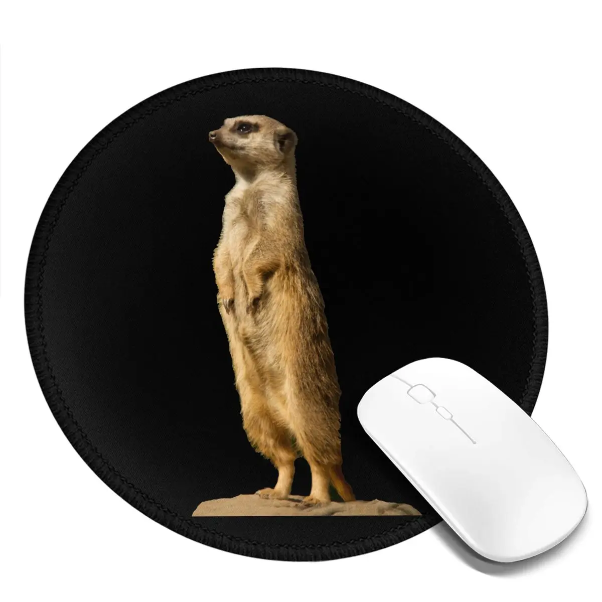 

Meerkat Mouse Pad Meerkat Best Rubber Mousepad Anti-Slip Original Photo Table Mouse Mat