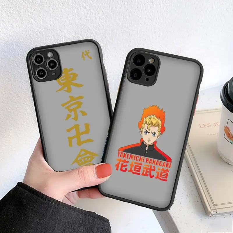

Tokyo revengers Phone Case For iphone 12 11 8 7 plus mini x xs xr pro max matte transparent cover