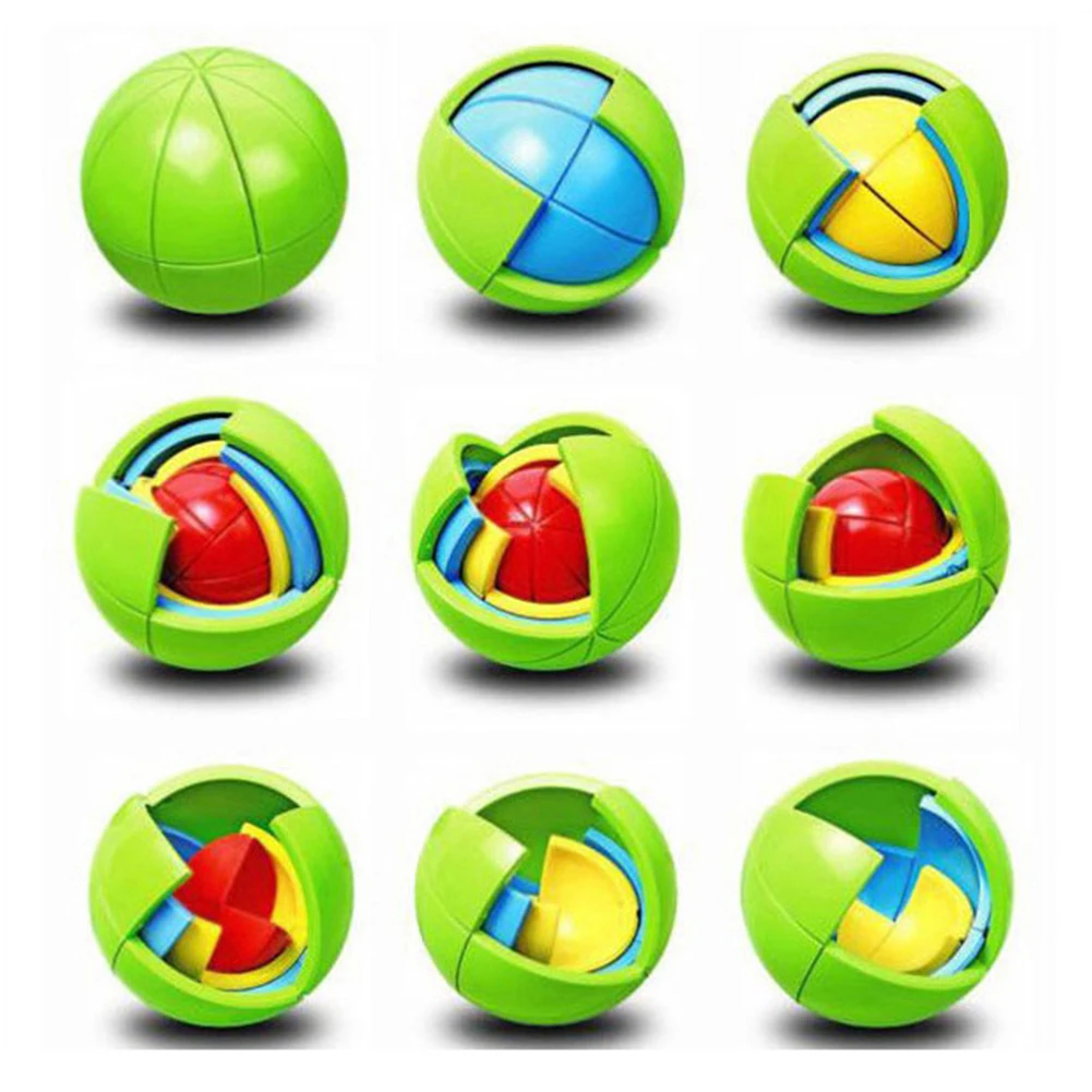 Творческий 3D DIY волшебный Интеллект лабиринт мяч Головоломка Развивающие