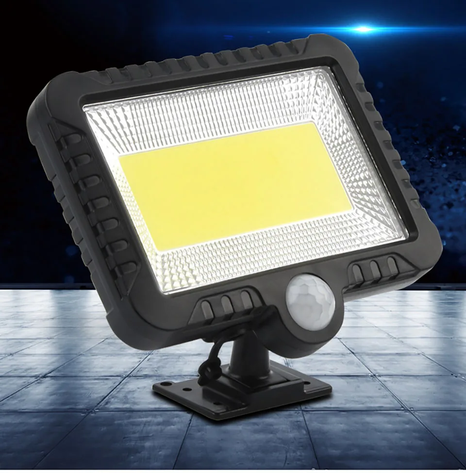 

100 COB LED Solar Light LED Solar Lamp Motion Sensor Flood Wall Light Outdoor Street Lamp Garden Security Road Lamp 5m Line