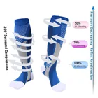 Компрессионные носки для мужчин и женщин, мужские, лучшие Градуированные спортивные носки для бега, полета, путешествий, повышения стамины, циркуляции и восстановления