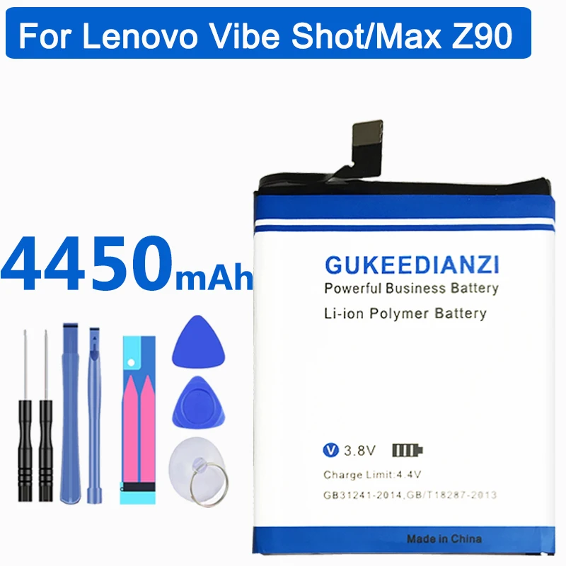 GUKEEDIANZI оригинальный BL246 батарея 4450 мАч для Lenovo Vibe Shot Max Z90 3 7 + Power Bank|Аккумуляторы