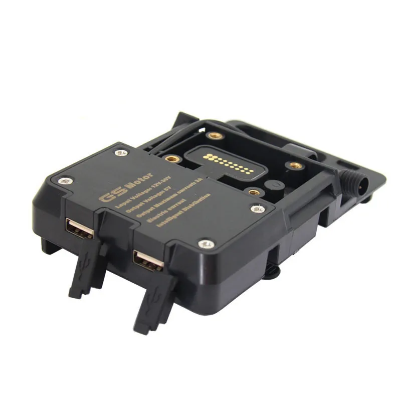 motorcycle usb charger gps moto mobile phone charging holder stand bracket for bmw f700 800gs r1200gs r1200 gs free global shipping