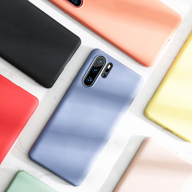 Роскошный мягкий силиконовый чехол для Huawei P40 P20 Pro P30 Lite Mate 20 Mate20 P30Pro Nova 5T Honor