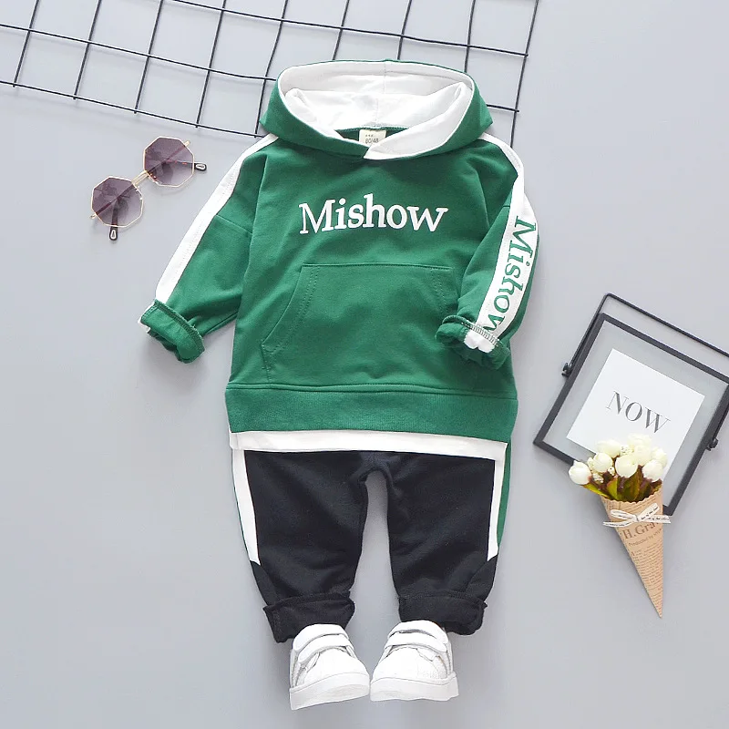 2019 на весну осень комплект детской одежды новые продукты для маленьких мальчиков