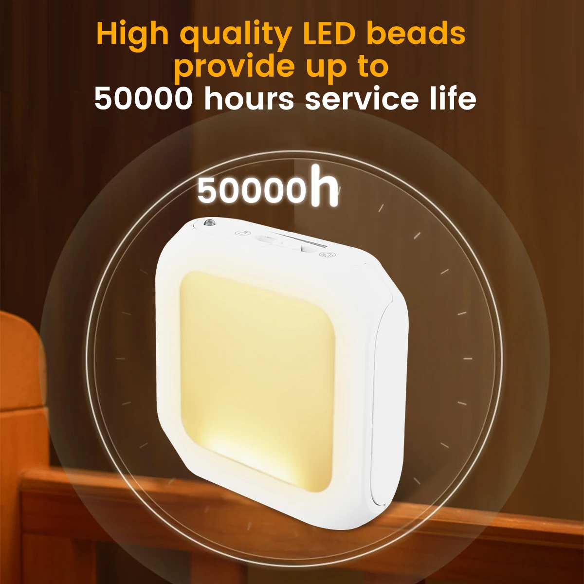 

2pcs LED Night Light Adjustable Brightness Wall Light Sensor Nightlight Wall Lamp For Children Kids Kitchen Bedroom EU/UK Plug