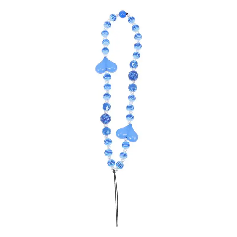 

1Pc Acrylic Phone Lanyard Beaded Phone Decorative Chain Phone Hanging Ornament