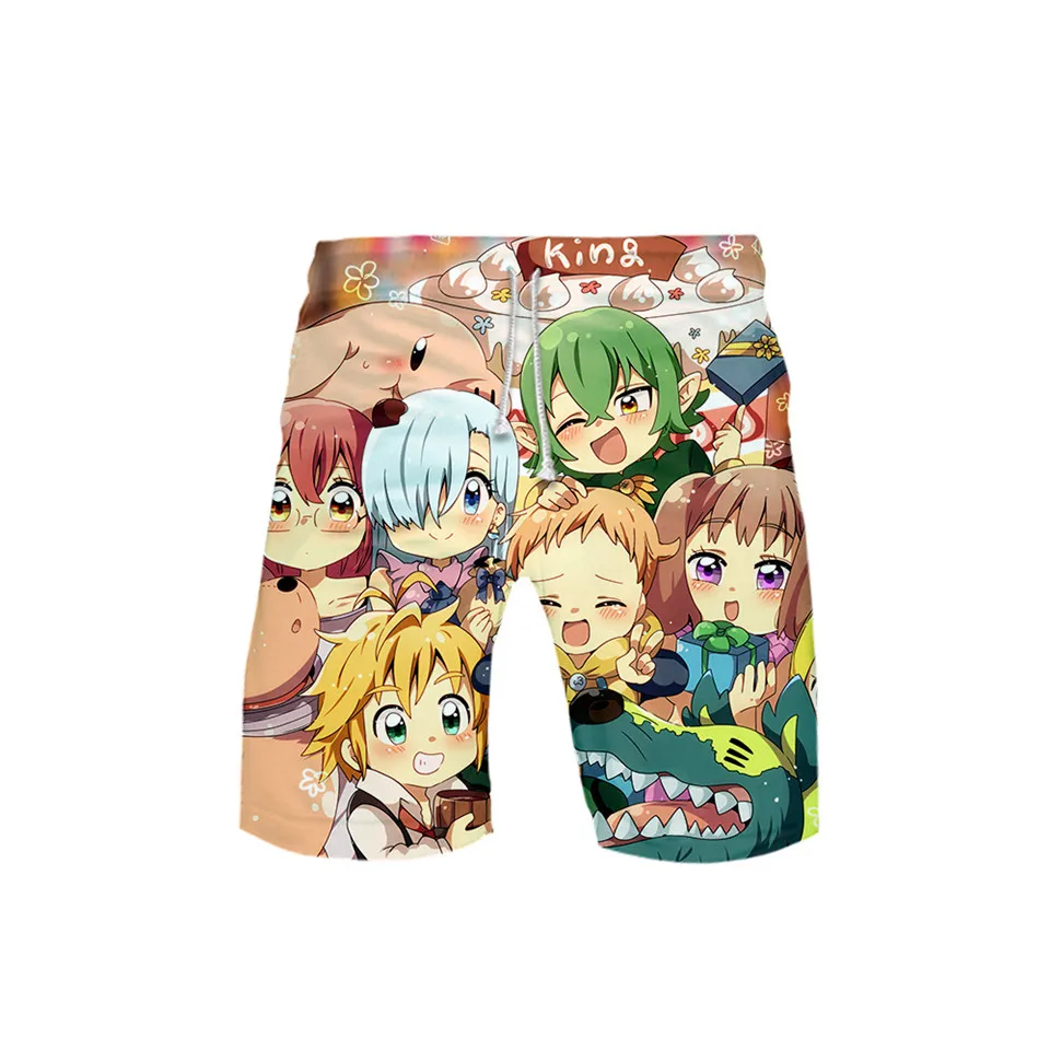 Seven Deadly Sins 3d пляжные шорты для детей мужчин и женщин быстросохнущие штаны модные