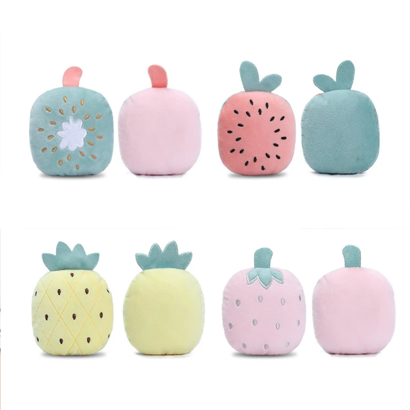 Игрушки для собак щенков Домашних Животных Жевать Игрушка фрукты Форма очистки