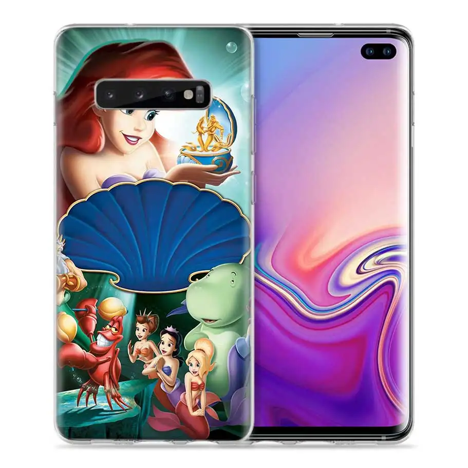 05 Чехол с русалочкой для samsung Galaxy Note 10 S10 5G S10e S8 S9 S7 8 9 J4 J6 Plus силиконовый чехол для телефона Schale - Цвет: 05