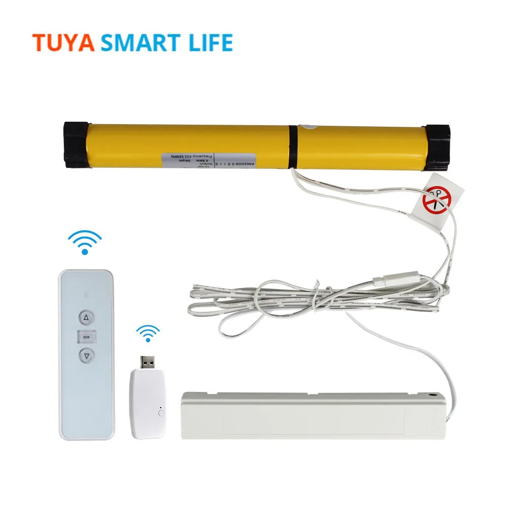 

Роллер для жалюзи Tuya с Wi-Fi и голосовым управлением