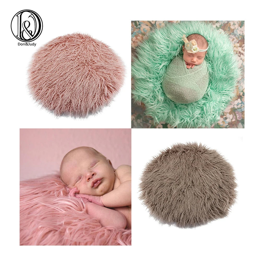 Одеяло из искусственного меха для новорожденных детское одеяло фотосессии