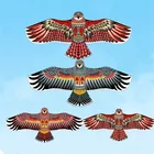 1,2 м плоский воздушный змей в форме ястреба для контроля уровня сахара в крови с 50 м леска для бумажного змея детских штанишек воздушные змеи в форме птиц на открытом воздухе игры родитель-ребенок интерактивные спортивная детская игрушка