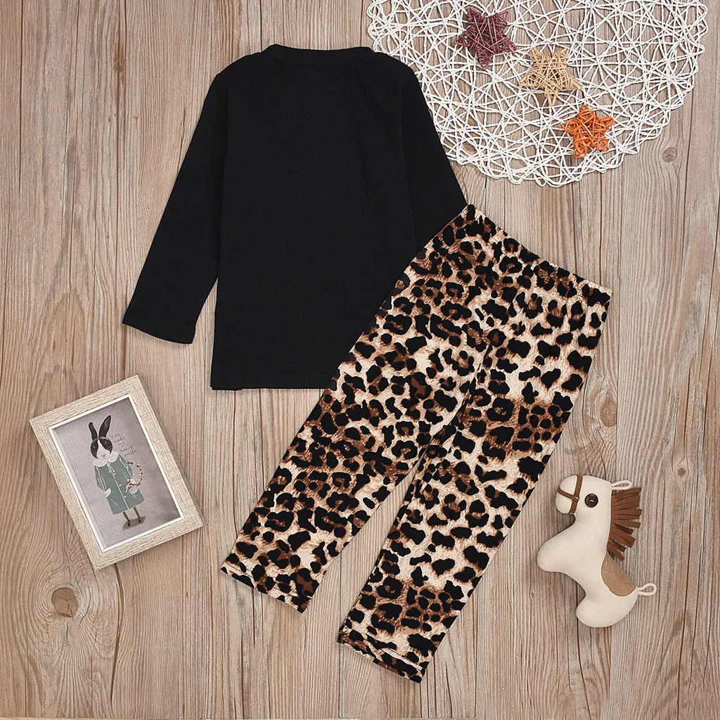 Одежда для новорожденных маленьких девочек и мальчиков топы с леопардовым