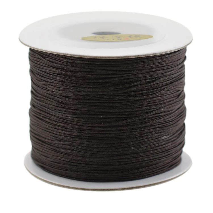 0 6 мм полиэфирные нити веревки плетеные атласная веревка китайский узел шнур