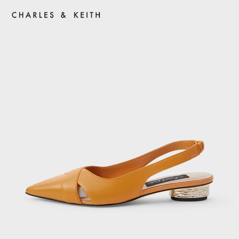 CHARLES＆KEITHNew Arrival for Spring Summer 2020SL1 71720036 Women sandals pointed toe Sandles &quotMules"|Боссоножки и