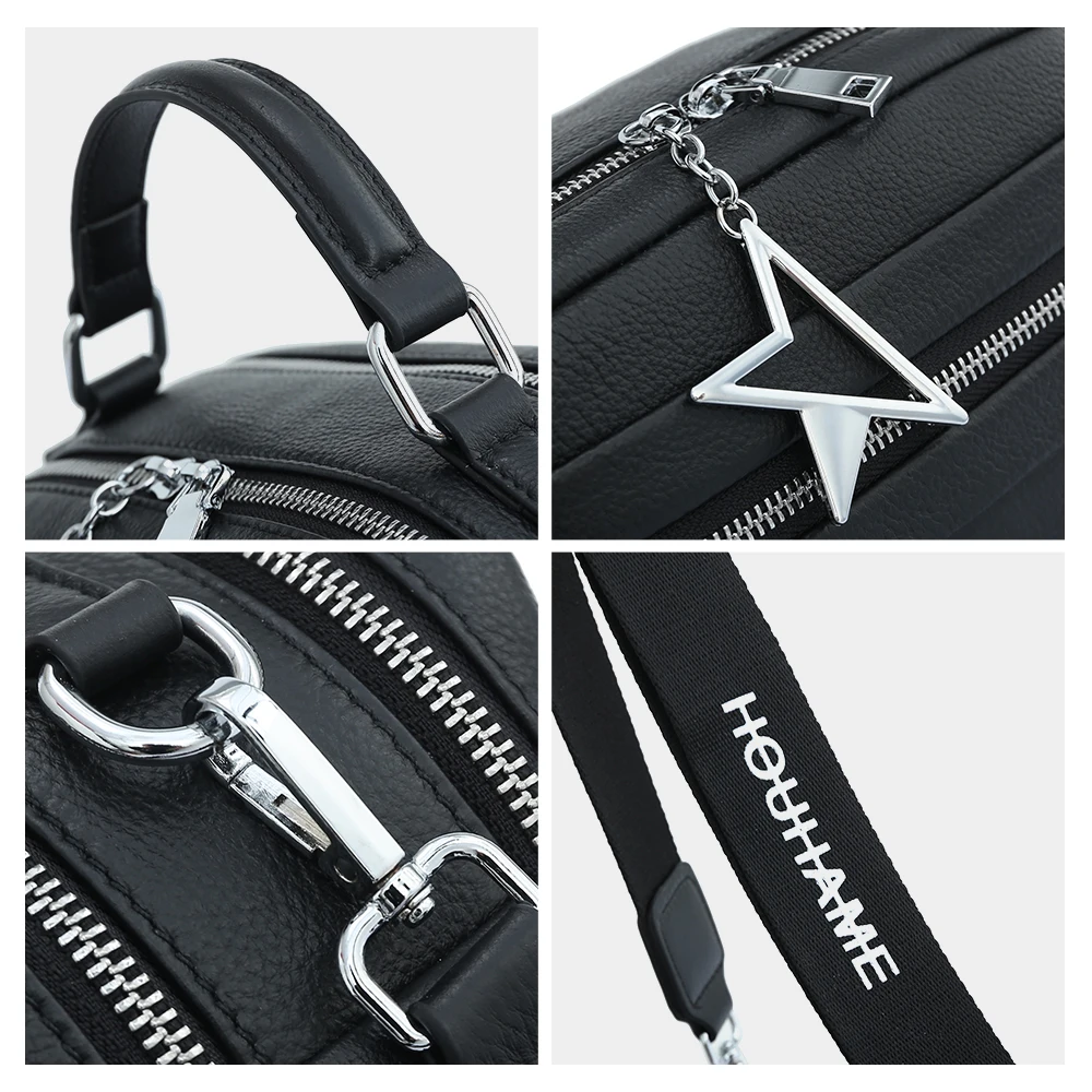 Zency натуральная кожа осенняя женская сумка-тоут большой емкости модная сумка для