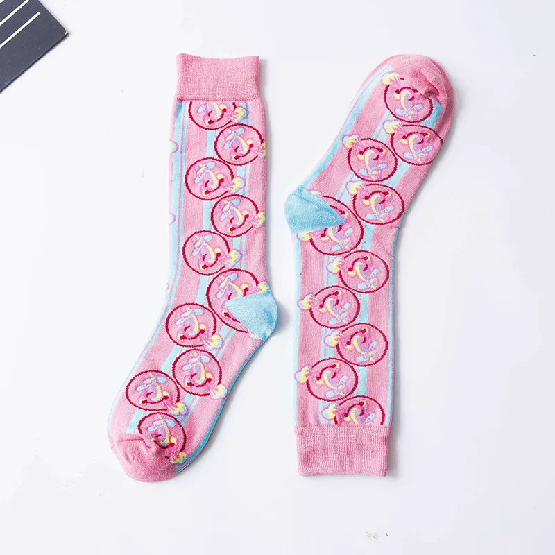 

Solid Color Cotton Socks Autumn/Winter Warm Women's Socks Soft Comfortable Knitted Girls Casual Socks Middle Long Female Sox